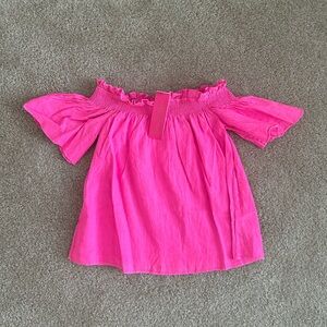 Pink Off-Shoulder Top Lily Pulitzer Size Small